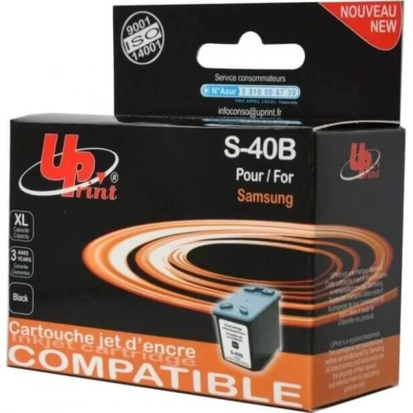 M40 SM 40-M40 : Cartouche Samsung PREMIUM UPRINT Compatible Noir 