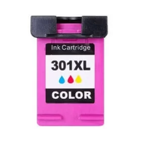 Compatible HP 301 XL  Couleur  Cartouche  Remanufacturée   Grande Capacité  