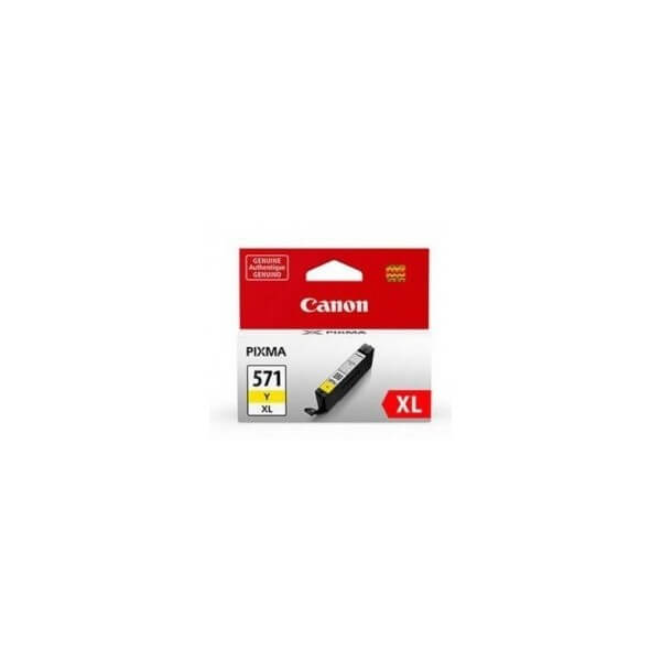 Cartouche d'encre originale Canon CLI-571 Y XL Jaune