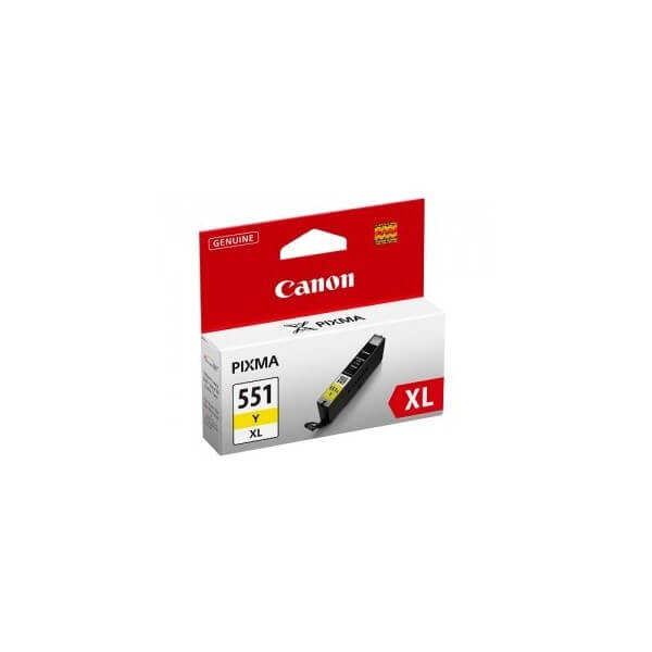 Cartouche encre CANON CLI551XLY jaune Grande Capacité 