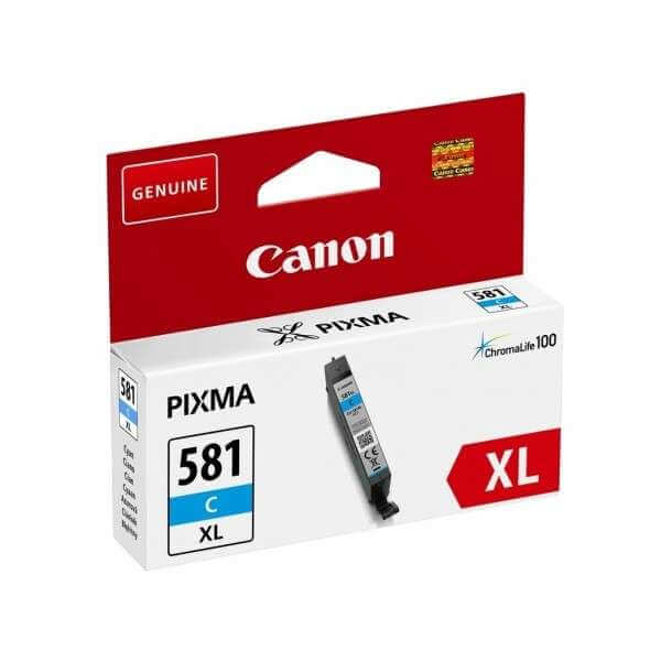 Cartouche encre compatible Canon CLI-581 XL Cyan haute capacité