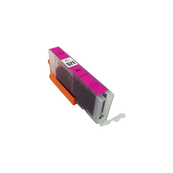 Cartouche compatible avec Canon Pixma TS5050, TS5051, TS5053, TS6050,  TS6051, TS6052 remplace Canon CLI571 XL Magenta - T3AZUR au meilleur prix