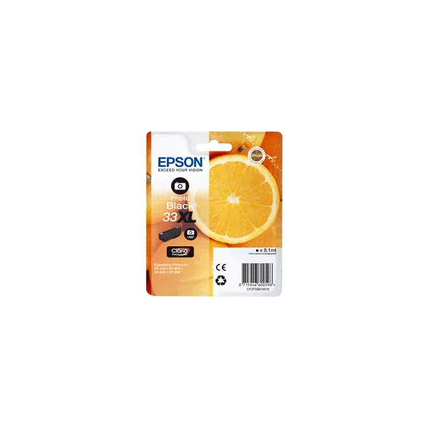 Cartouche Origine EPSON - Noir Photo - T3361 XL - C13T33614012