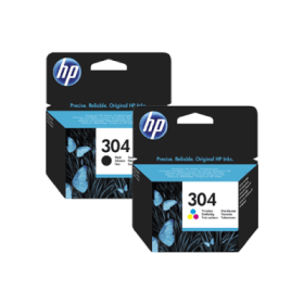 HP 304XL Noir Couleur Cartouche Remanufacturée Grande Capacité