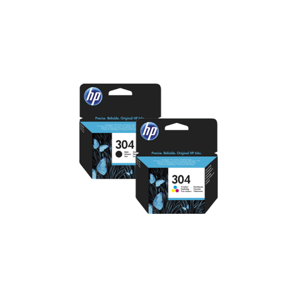 HP 304XL Noir Couleur Cartouche Remanufacturée Grande Capacité