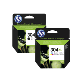HP 304XL Noir Couleur Cartouche Remanufacturée Grande Capacité