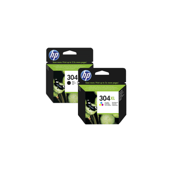 HP 304XL Noir Couleur Cartouche Remanufacturée Grande Capacité
