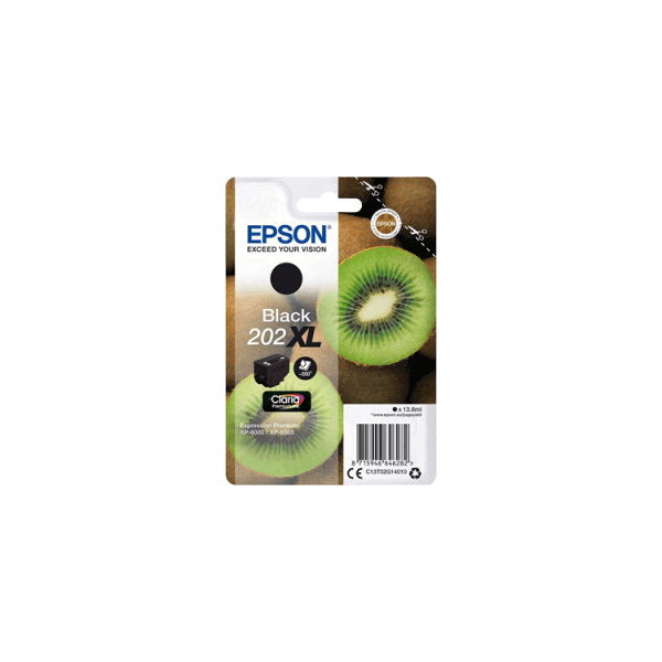 Epson 202 XL Noir Cartouche encre Originale - 13.8ml