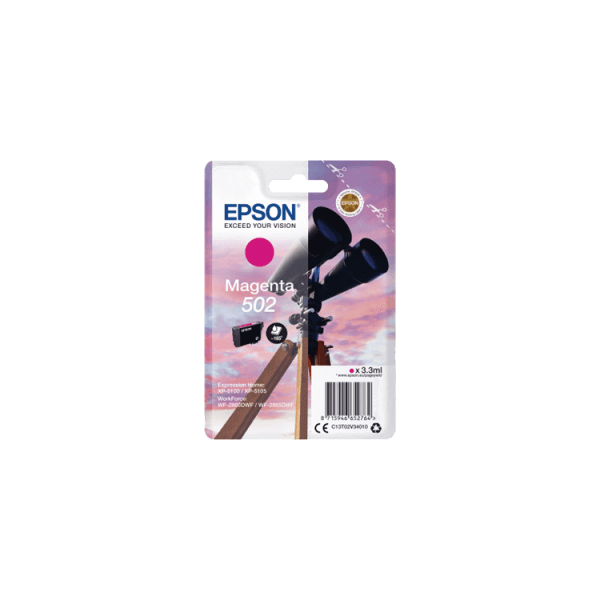 Epson 502 Cartouche d'encre Cyan origine C13T02V24010