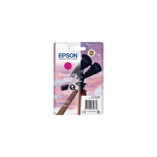 Epson 502 Cartouche d'encre Magenta originale C13T02V34010