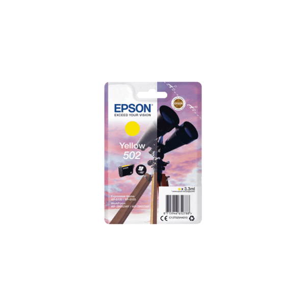 Epson 502 Cartouche d'encre jaune originale C13T02V44010