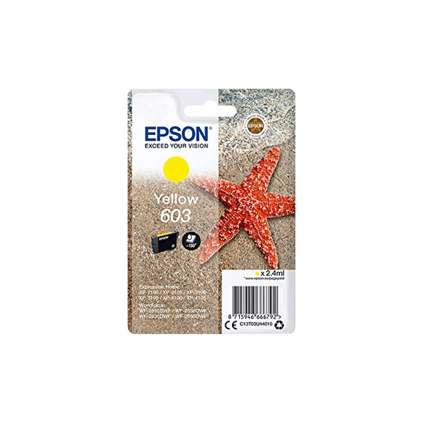 Epson 603 jaune cartouche d'encre originale C13T03U34010