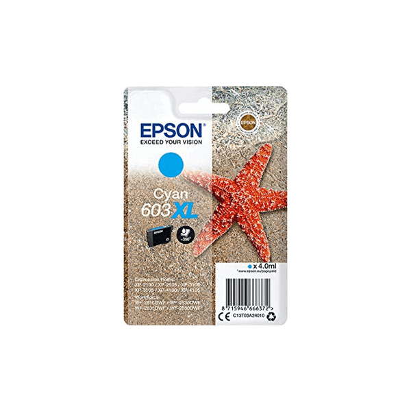 Cartouche d'encre originale Epson 603XL Cyan - C13T03A24010