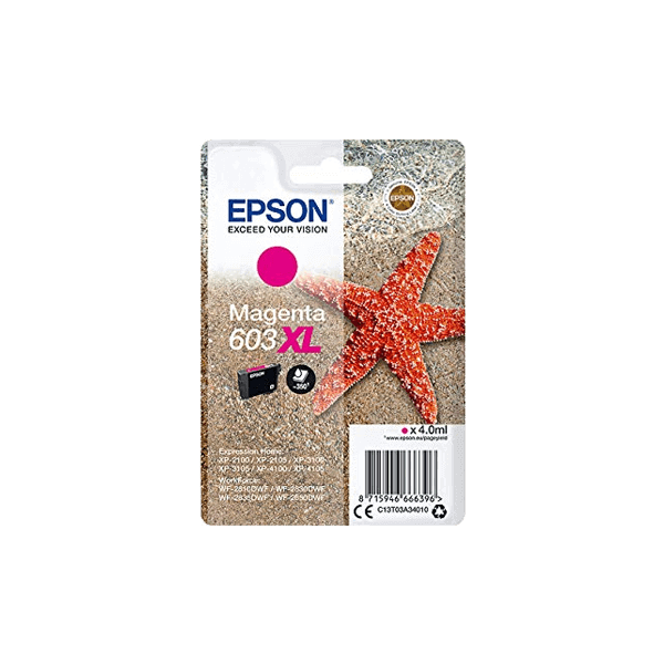 Cartouche d'encre originale Epson 603XL magenta  - C13T03A34010