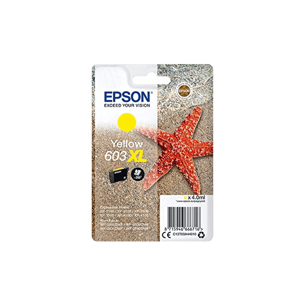 cartouche d'encre originale Epson 603XL jaune  - C13T03A44010