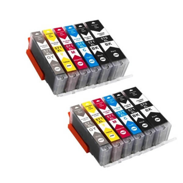 Pack Cartouches compatibles Canon CLI571XL, Pas cher