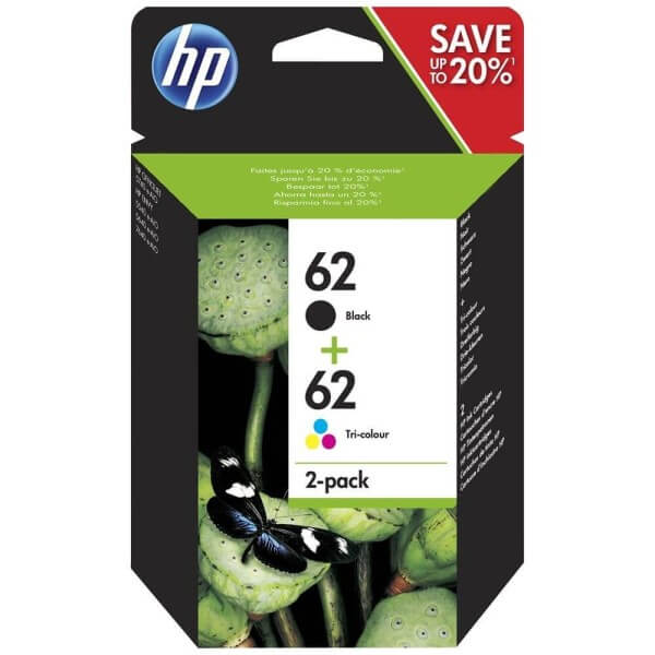 HP-62 XL Cartouche d'encre compatible HP 62 XL C2P07AE Noir