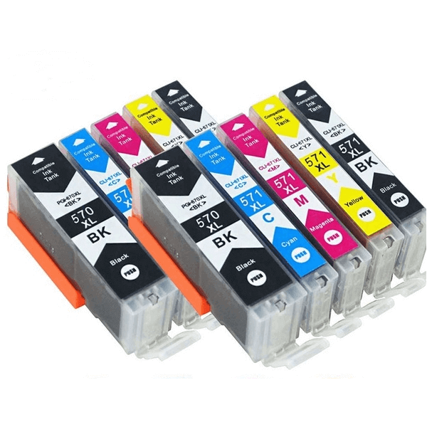 Supply Guy 10 Cartouches d'encre avec Puce Compatible avec Canon PGI-570  CLI-571 pour Pixma MG5750 MG5751 MG5752 MG5753 MG6850 MG6851 MG6852 MG6853  TS5050 TS5051 TS5053 TS5055 TS6050 TS6051 TS6052 : : Informatique