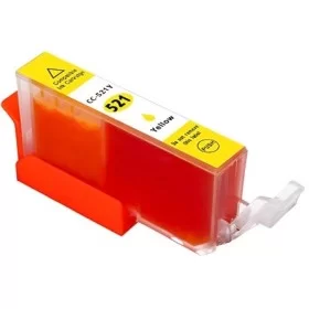 Canon CLI521  Jaune  Cartouche Compatible Premium 