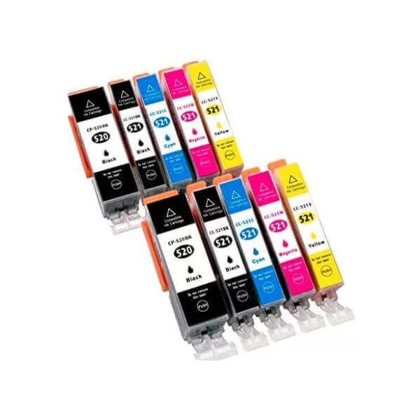 Canon PGI520/CLI521  Cartouches Compatibles Premium 