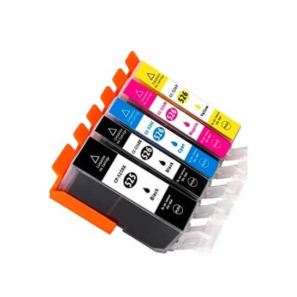 Pack 5 cartouches pour imprimante Canon Pixma Ip4850 équivalent