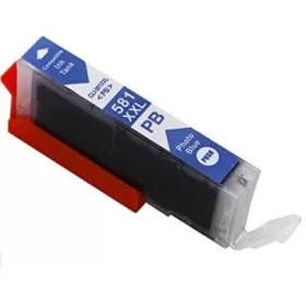 Cartouche encre compatible Canon CLI-581 XXL bleue photo haute capacité