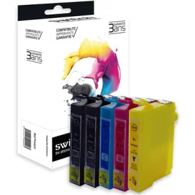 Epson T1816XL, 18XL  Pack de 4 cartouches encre Marque SWITCH