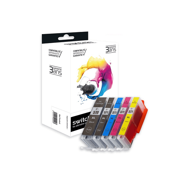 Cartouche Canon Pixma TS5050, encre compatible moins cher et Solidaire !