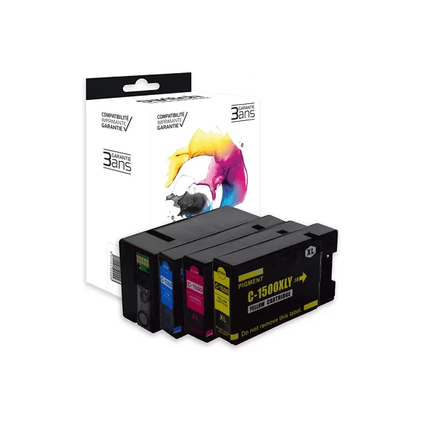 Canon PGI-1500XL  Pack Cartouches d'encre Compatibles