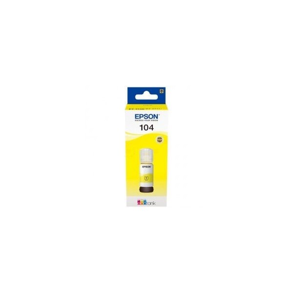 EPSON 104 Jaune - Bouteille d'encre générique équivalent Epson C13T00P440 /  T104 pas cher