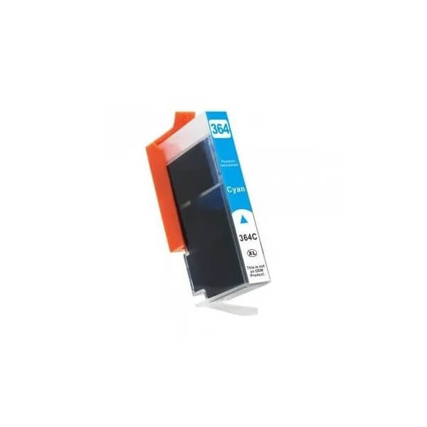 Compatible HP364  XL Cyan  Cartouche Remanufacturée  Grande Capacité 