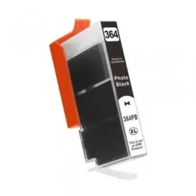 Compatible HP364  XL  Noire Photo Cartouche Remanufacturée Grande Capacité 