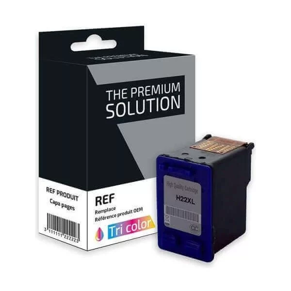 HP 22XL  Couleur Cartouche Remanufacturée  Grande Capacité