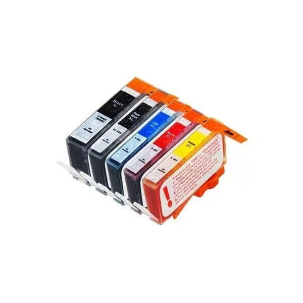 HP 364 XL pack Cartouches d'encre  Compatibles + 1 noire photo
