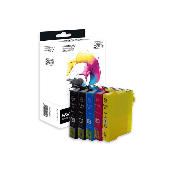 Cartouche d'encre compatible Epson 502 XL jaune