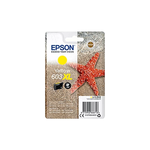 Epson 603XL jaune cartouche d'encre originale C13T03A44010