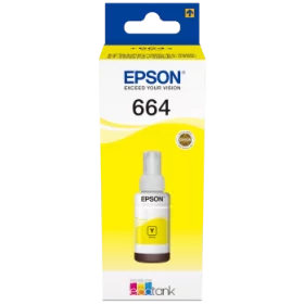 Bouteille d'encre Ecotank Origine Epson T6644 Jaune
