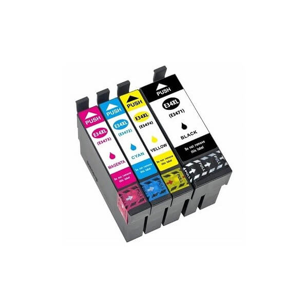 Epson 34XL pack 4 Cartouches compatibles