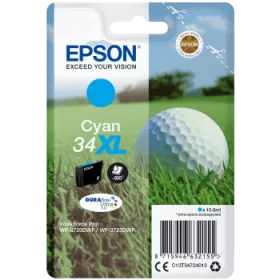 Epson 34XL T3472XL Cyan - Cartouche d'encre marque Epson