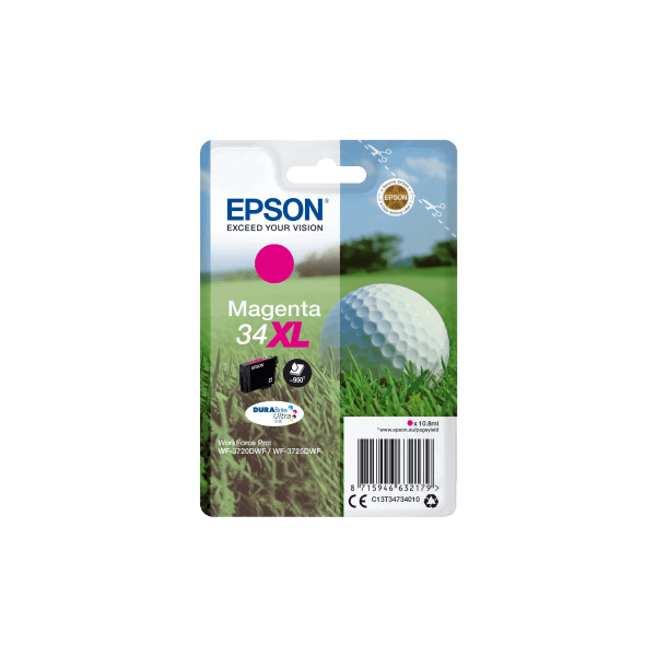 Epson 34XL T3473XL Magenta - Cartouche d'encre marque Epson