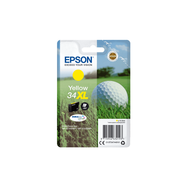 Epson 34XL T3474XL jaune - Cartouche d'encre marque Epson