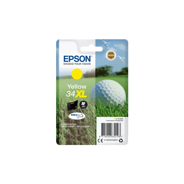 Epson 34XL T3474XL jaune - Cartouche d'encre marque Epson