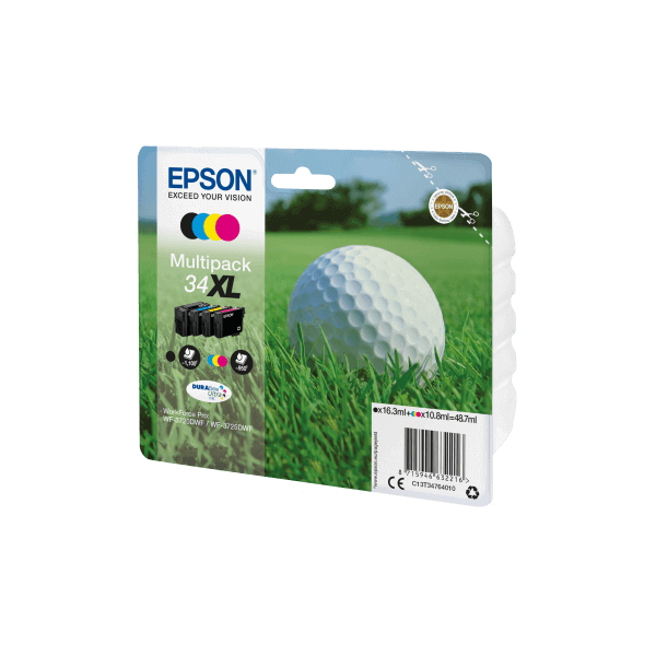 Epson 34XL pack 4 Cartouche d'encre marque Epson