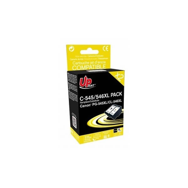 Canon PG545XL + CL546XL Pack cartouche haute capacité 4 couleurs pour  imprimante jet d'encre