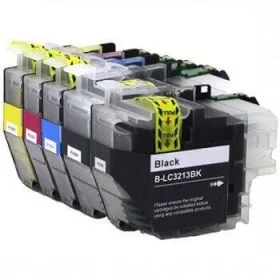 Brother LC3213 XL  - Pack  Cartouches encre Compatibles Grande Capacité + 1 Noir