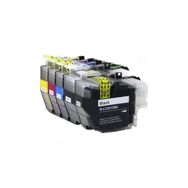 Brother LC3213 XL  - Pack  Cartouches encre Compatibles Grande Capacité + 1 Noir