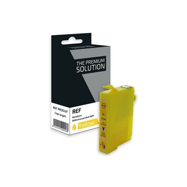 Kit cartouche rechargeable compatible jaune pour imprimante EPSON