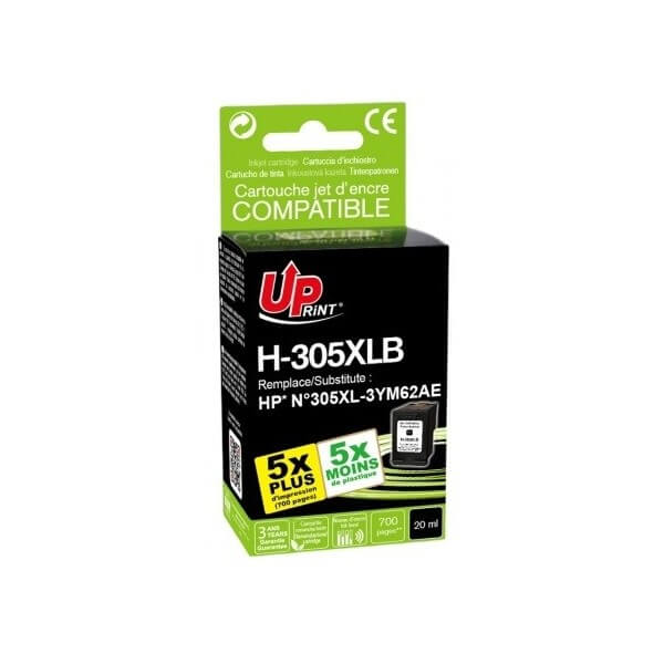 Cartouche compatible HP 305XL - 3YM62AE noire - XL