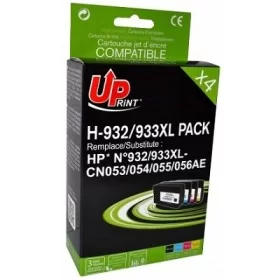 Pack HP 932/933  XL (Noire + Couleurs)  Cartouches encre compatibles Grande Capacité  