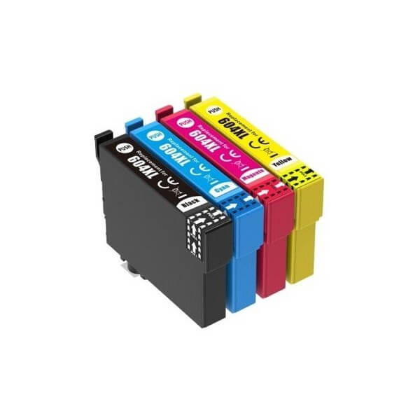 COMETE - 604XL - 5 Cartouches Compatibles avec Epson 604 ou 604 XL -  Couleur (3) - Noir (2) - Marque française - Cartouche imprimante - LDLC